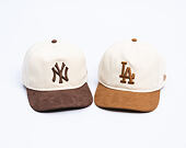 Kšiltovka New Era - MLB Suede Visor 9FIFTY A-Frame - NY Yankees - Cream