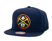 Kšiltovka Mitchell & Ness - Denver Nuggets - Team Ground 2.0 Snapback - Navy