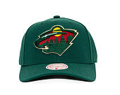 Kšiltovka Mitchell & Ness - Minnesota Wild - Team Ground 2.0 Pro Snapback - Hunter Green