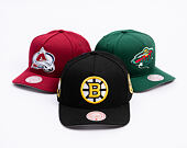 Kšiltovka Mitchell & Ness - Boston Bruins - Double Clutch Pro Snapback - Black