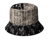 Klobouk Kangol - TRENDS PACK - Denim Mashup Bucket - Black Topstitch