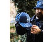Kšiltovka Kangol - TRENDS PACK - Denim Mashup Baseball - Medium Blue Floral