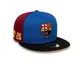 Kšiltovka New Era - "Mes Que Un" 59FIFTY - Barcelona FC - Cardinal/Blue