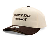 Kšiltovka Brixton - Forget the Cowboy MP Snapback - Chocolate/Off White
