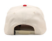 Kšiltovka Brixton - Crest MP Snapback - Off White/Rush