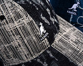 Kšiltovka Kangol - TRENDS PACK - Denim Mashup Baseball - Black Topstitch
