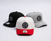 Kšiltovka Brixton - Crest MP Snapback - Off White/Rush