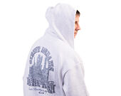 Mikina Karl Kani - Signature Oversized Zip Hoodie - Heather Grey