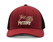 Kšiltovka Picture - Kuldo Trucker - Cabernet