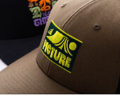 Kšiltovka Picture - Zephyr Trucker - Tobacco - Rectangle Patch - Olive