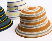 Klobouk Kangol - Tropic Resort Stripe Lahinch - Rustic Caramel Multi