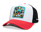 Kšiltovka Capslab - Trucker Looney Tunes - Marvin The Martian - White / Red