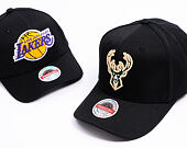 Kšiltovka Mitchell & Ness  - NBA Classic Red Snapback Custom Patch - Milwaukee Bucks - Black