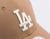 Dámská Kšiltovka New Era - MLB Linen 9FORTY - LA Dodgers - Camel