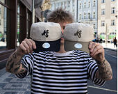Dámská Kšiltovka New Era - Branded Linen 9TWENTY - Stone / Navy