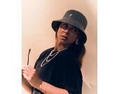 Klobouk Kangol - Grid Knit Bucket - Black