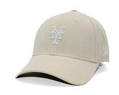 Kšiltovka New Era - MLB Soft Cord 9FORTY - NY Mets - Stone