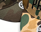 Kšiltovka New Era - MLB Wordmark Camo 9FORTY M-CROWN - NY Yankees - Woodland Camo