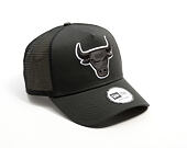 Kšiltovka New Era - NBA Outline 9FORTY A-Frame Trucker - Chicago Bulls - Steel / White