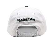 Kšiltovka Mitchell & Ness - NBA - Side Script - Boston Celtics - White/Green