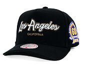 Kšiltovka Mitchell & Ness - NBA - La Script 2.0 - Los Angeles Lakers - Black/Green