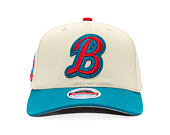 Kšiltovka Mitchell & Ness - NBA - First Letter - Chicago Bulls - Sand/Blue