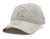 Dámská Kšiltovka New Era - MLB Midi Linen 9TWENTY - NY Yankees - Stone