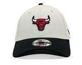Kšiltovka New Era - NBA Color Block 9FORTY - Chicago Bulls - Stone / Black