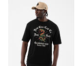 Triko New Era - Branded Oversized Graphic Tee - Black