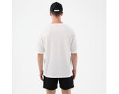 Triko New Era - Branded Oversized Graphic Tee - White
