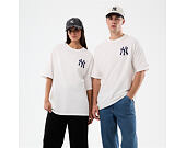 Triko New Era - MLB Cap Graphic Oversized Tee - NY Yankees - White