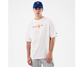 Triko New Era - MLB Script Oversized Tee - NY Mets - White
