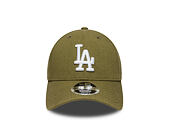 Kšiltovka New Era - MLB Linen 9FORTY M-CROWN - LA Dodgers - New Olive