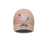 Dětská Kšiltovka New Era - MLB Summer Icon 9FORTY - NY Yankees - Pink Rouge / White