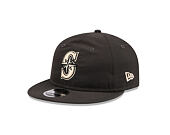 Kšiltovka New Era - MLB Nylon Ripstop 9FIFTY Retro Crown - Seattle Mariners - Black