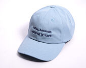 Kšiltovka 8by8 - Dadcap - "coffee, because adulting is hard" - Light Blue/Purple