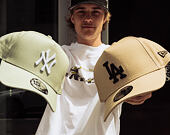 Kšiltovka New Era - MLB Essential 9FORTY A-Frame - LA Dodgers - Camel / Black