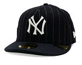 Kšiltovka New Era - MLB Moon Cooperstown 59FIFTY - NY Yankees - White And Navy Pinstripe
