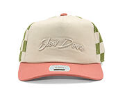 Kšiltovka Brixton - Slow Down Mp Snapback - Sublime Green Gingham/Whitecap