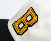 Kšiltovka Brixton - Big B Mp Cap - Off White/Black/Mustard