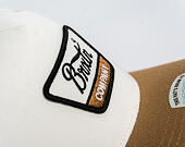 Kšiltovka Brixton - Linwood C Netplus Mp Snpk - Off White/Copper