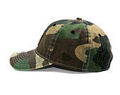 Kšiltovka New Era - MLB Distressed Woodland 9TWENTY - LA Dodgers - Green