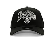 Kšiltovka New Era - NFL "Letter" 9FORTY A-Frame - Las Vegas Raiders - Black