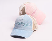 Kšiltovka Ed Hardy - Diamante Velour 5 Panel Trucker Cap - Sky Blue