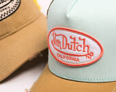 Kšiltovka Von Dutch - Trucker - Mint / Tan