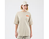 Triko New Era - Branded Food Character Oversized Tee - Stone