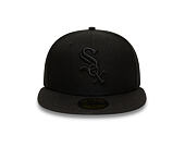 Kšiltovka New Era - MLB Black on Black 59FIFTY - Chicago White Sox - Black