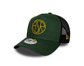 Kšiltovka New Era - Seasonal 9FORTY A-Frame Trucker - AS Roma - Cilantro Green