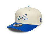 Kšiltovka New Era - F1 Contrast Visor 9SEVENTY Stretch-Snap - Alpine Racing - Ivory