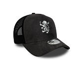 Kšiltovka New Era - Faux Suede 9FORTY A-Frame Trucker - ASTON VILLA FC - Graphite